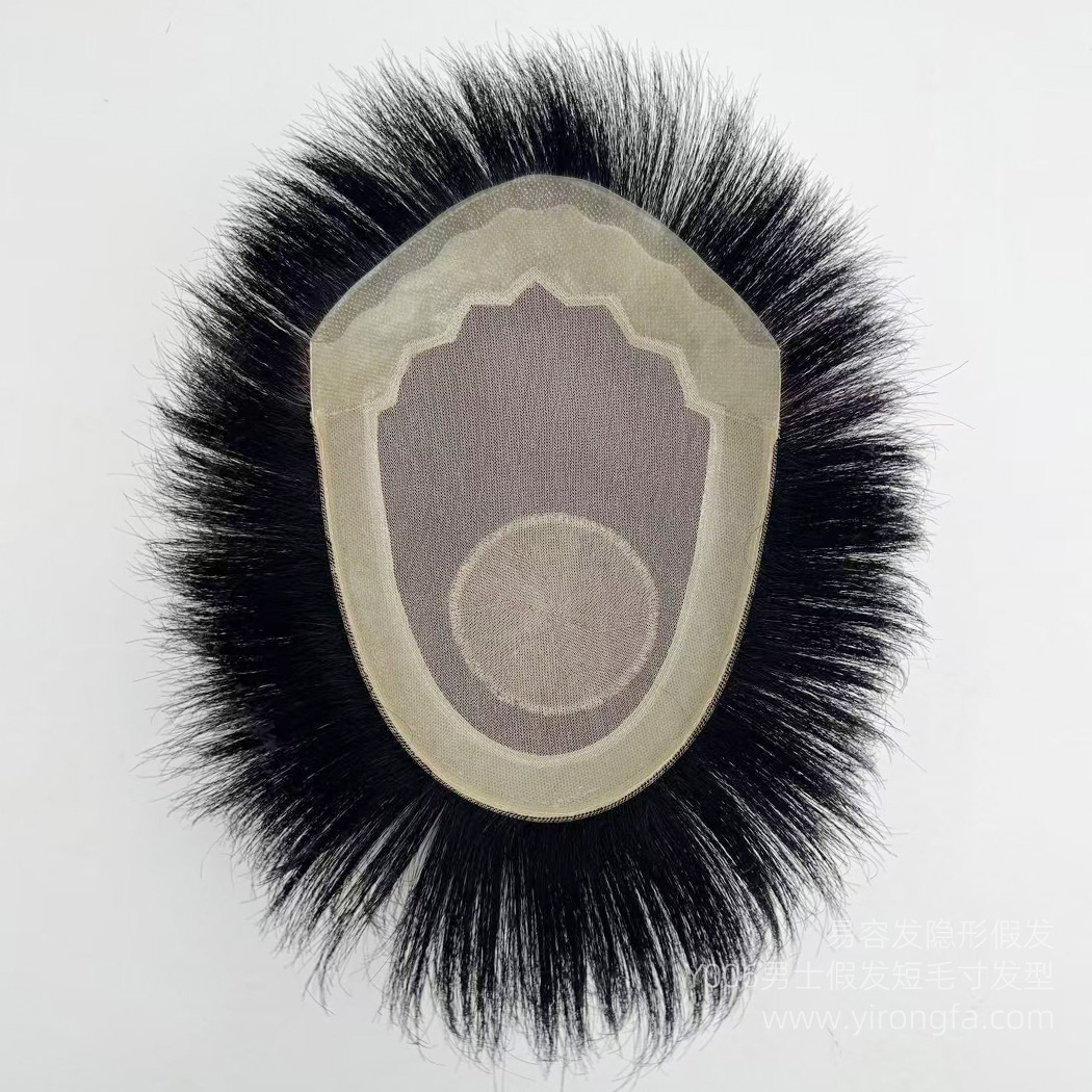 Y006男士假发短毛寸发型