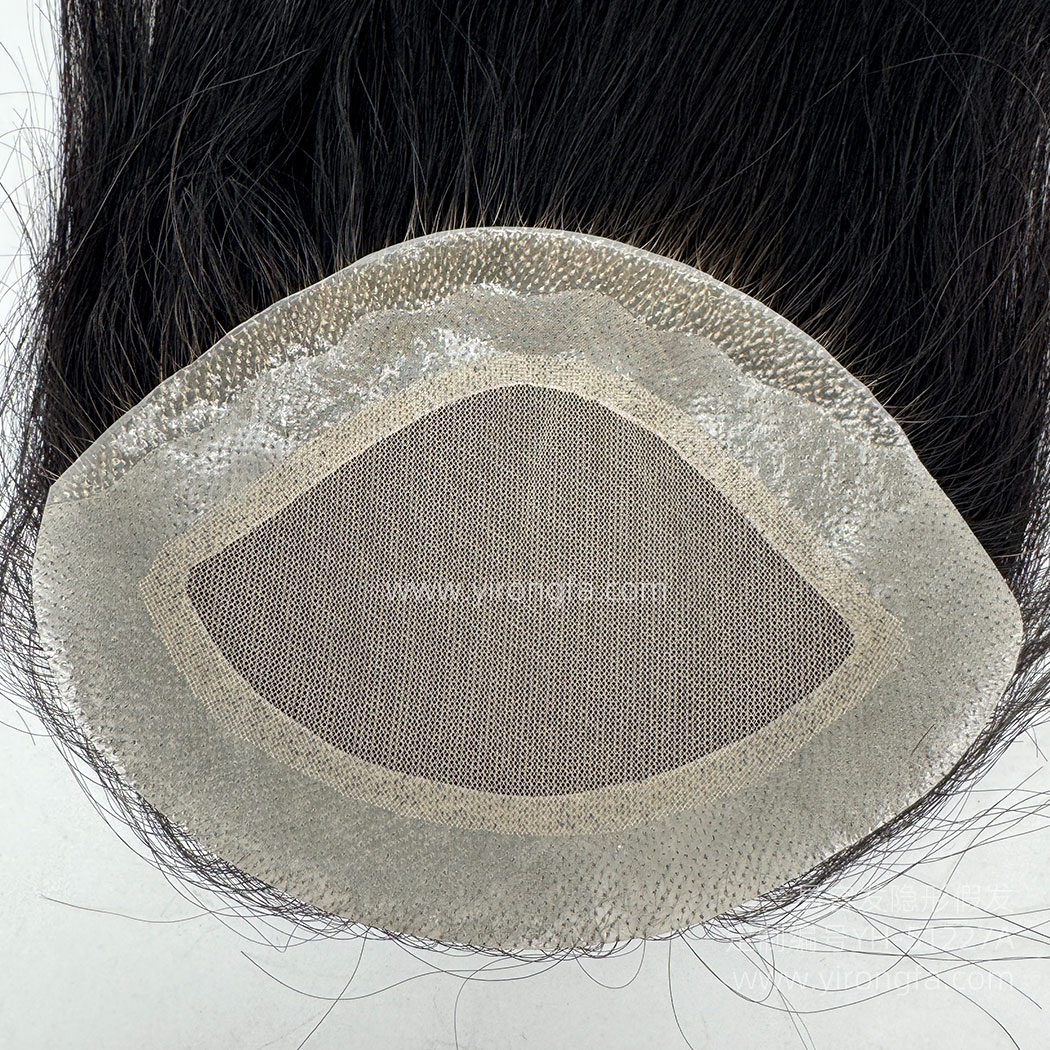 【定制假发】YH-51227A生物膜肤化发际线