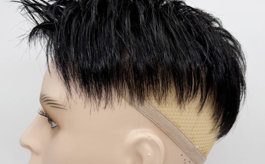 Y011男士假发中凌乱前刺发型