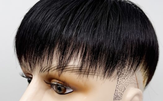 Y009男士假发中自由式发型