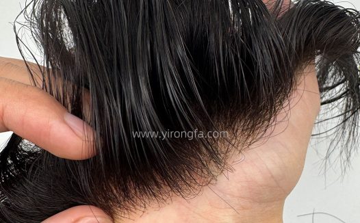 【定制假发】YH-60110B瑞士网漂扣发际线