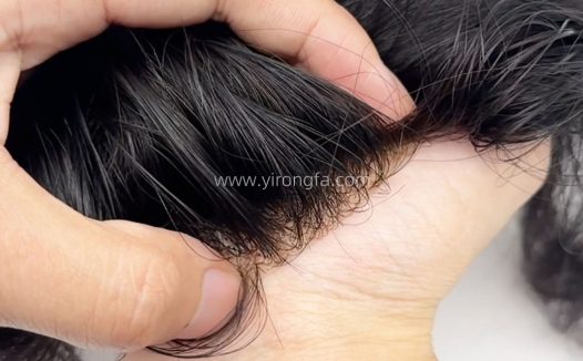 【定制假发】YH-51227A生物膜肤化发际线