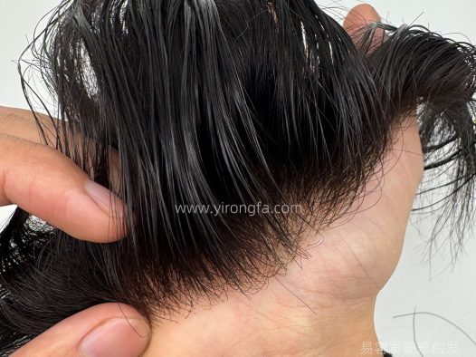 【定制假发】YH-60110B瑞士网漂扣发际线