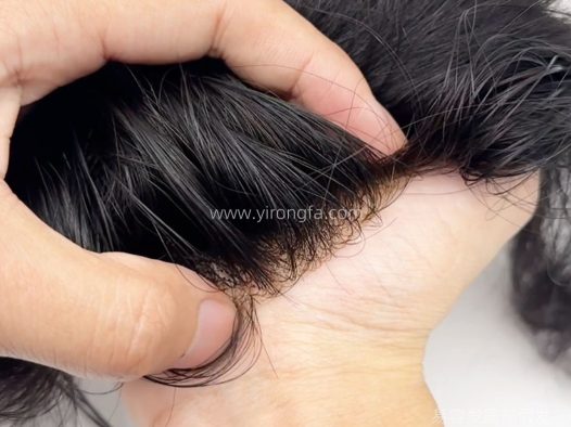 【定制假发】YH-51227A生物膜肤化发际线