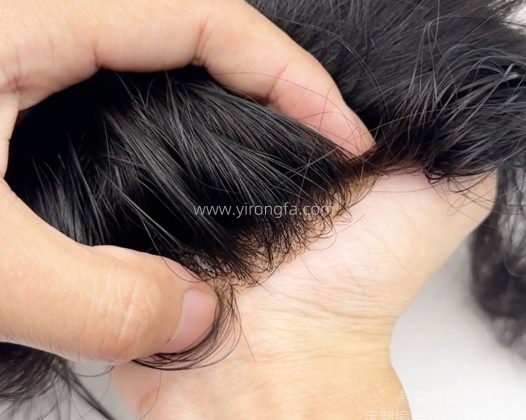 【定制假发】YH-51227A生物膜肤化发际线