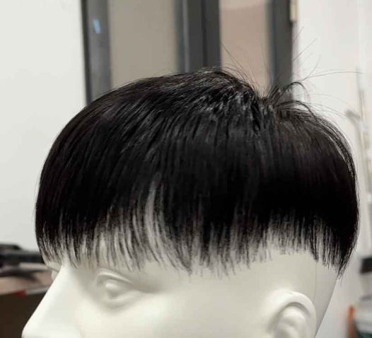 A7假发修剪 男士碎盖自然发型